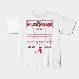 The-Milroe-Miracle-4th-And-31-Alabama Kids T-Shirt